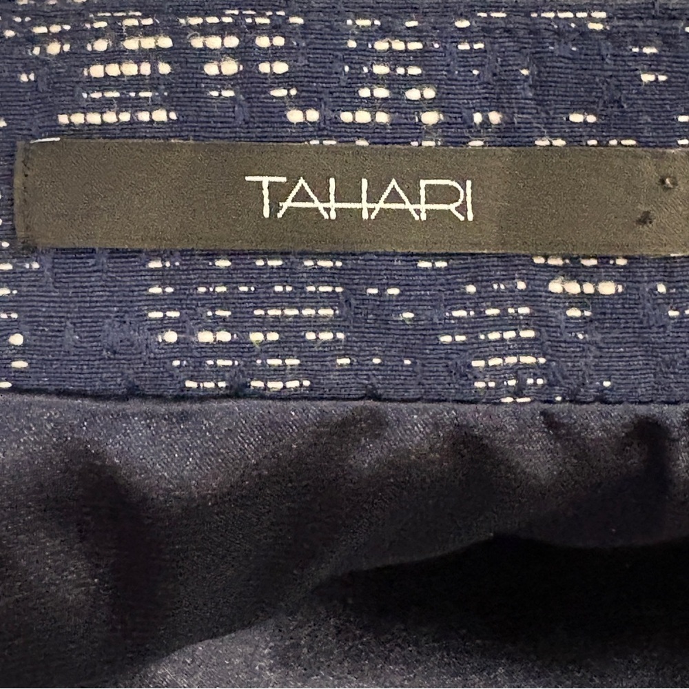 Tahari Navy and Black Skirt Set - Picture 10 of 15